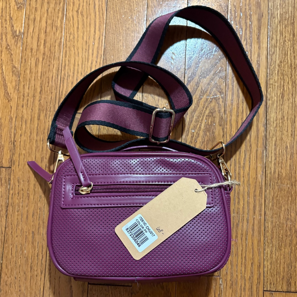 Elegant Purple Crossbody Bag